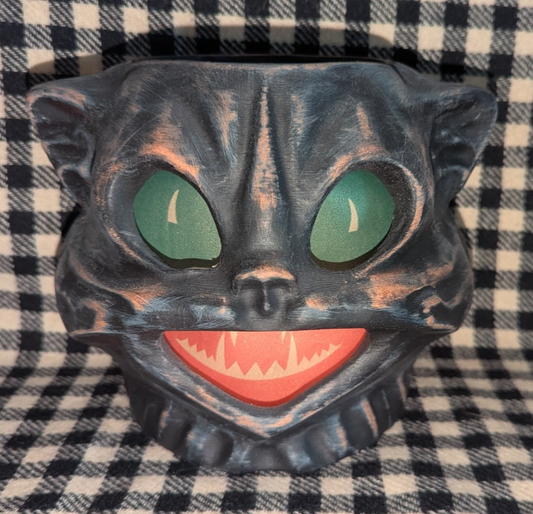 Paper Mache Style Small Cat Lantern