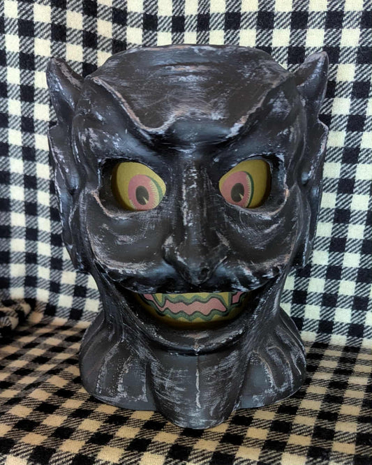 Paper Mache Style Devil Lantern