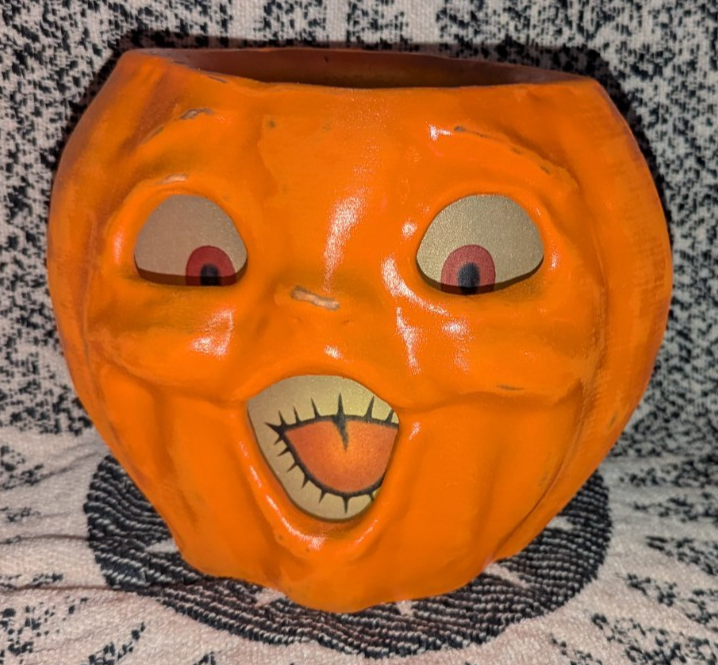 Paper Mache Style Choir Boy Pumpkin Lantern