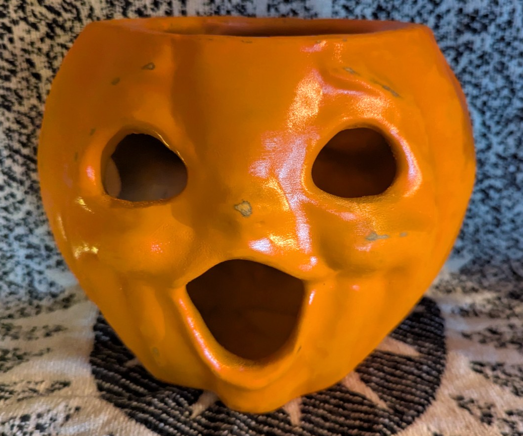 Paper Mache Style Choir Boy Pumpkin Lantern