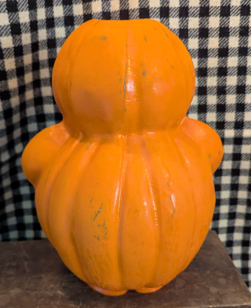Paper Mache Style Pumpkin Man Lantern