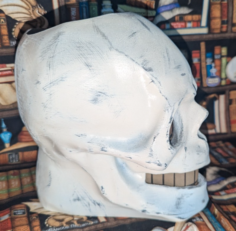 Paper Mache Style Skull Lantern