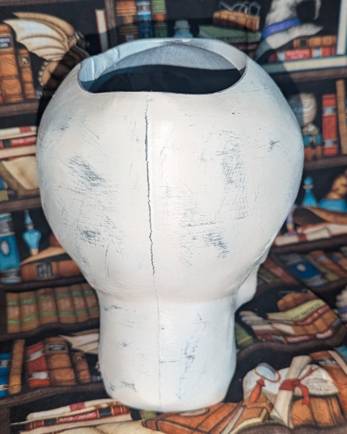 Paper Mache Style Skull Lantern