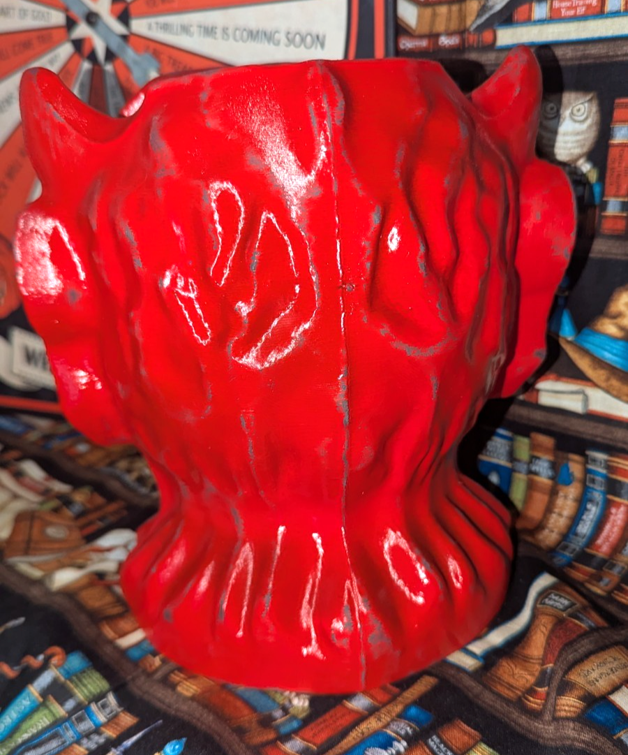 Paper Mache Style Devil Lantern