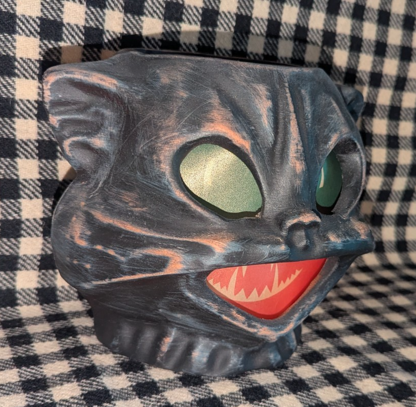 Paper Mache Style Small Cat Lantern