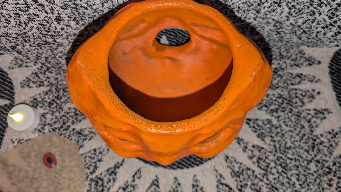 Paper Mache Style Choir Boy Pumpkin Lantern