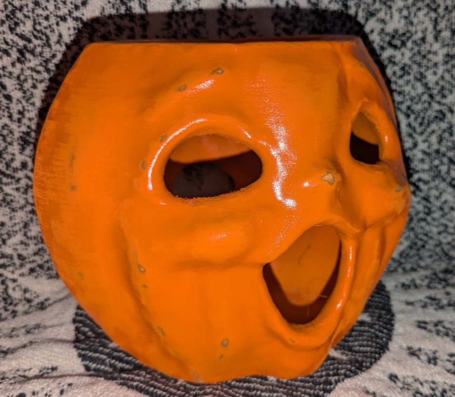 Paper Mache Style Choir Boy Pumpkin Lantern