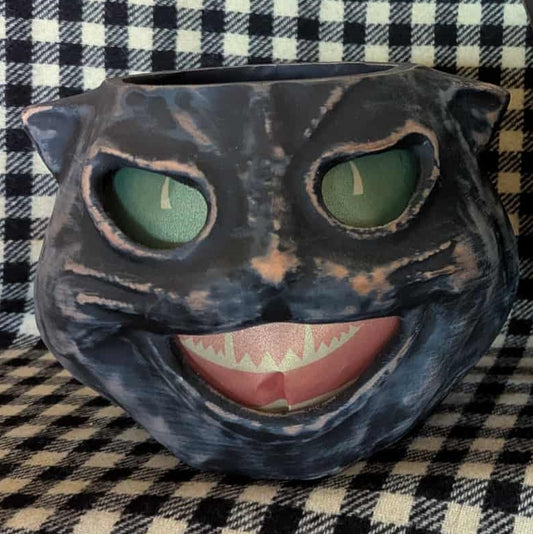Paper Mache Style Cat Lantern
