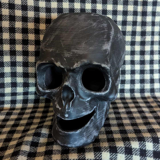 Paper Mache Style Skull Lantern